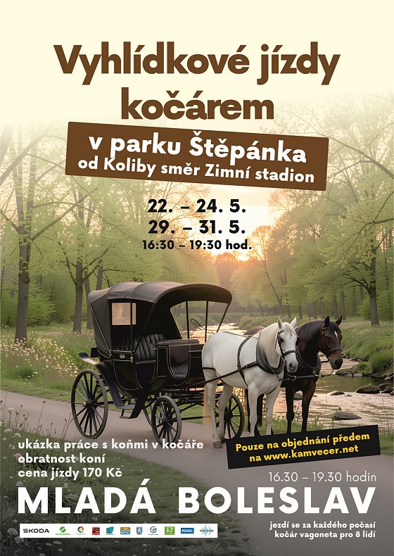 Vyhlídkové jízdy kočárem - Park Štěpánka